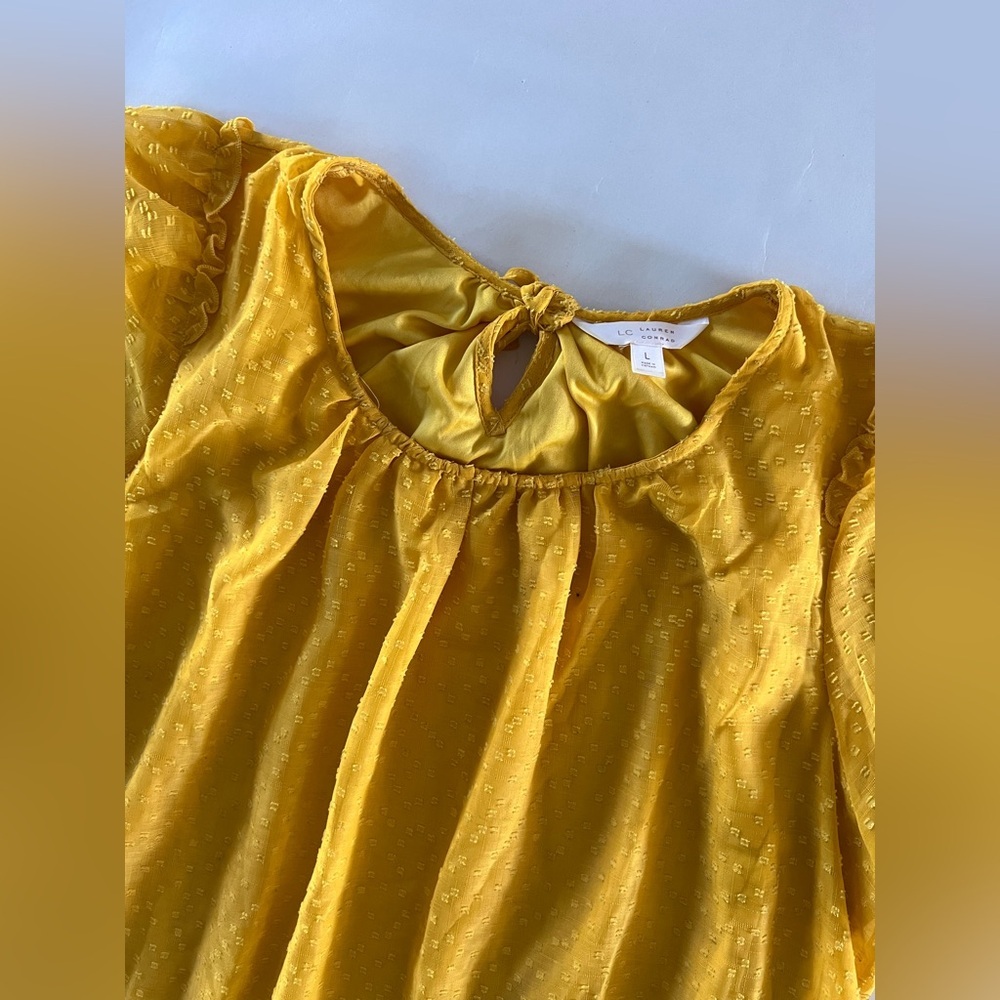 Yellow Women's Top by LC Lauren Conrad - Picture 3 of 5
